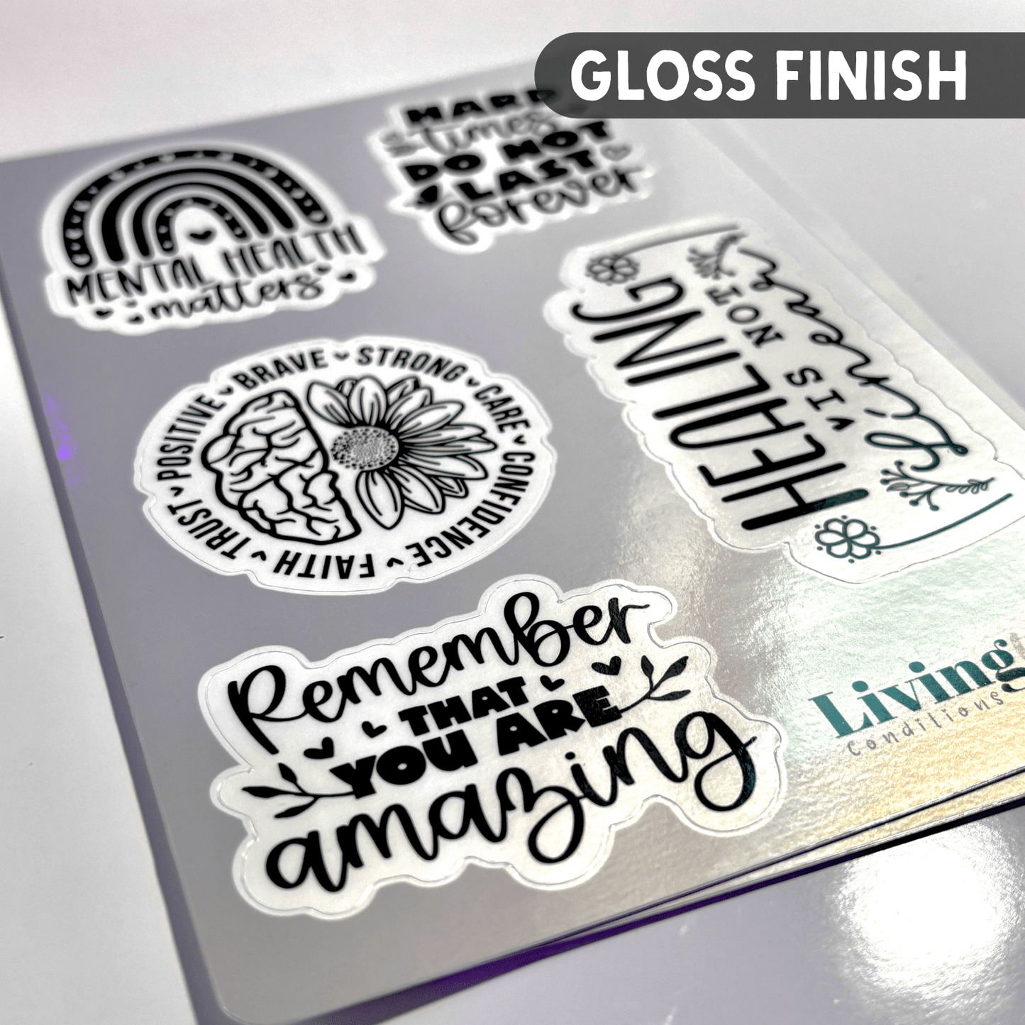 Mental Health Sticker sheet