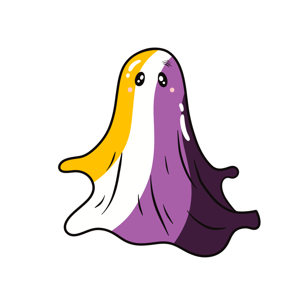 LGBTQIA+ Ghost Stickers - Premium Sticker - Just £1.50!