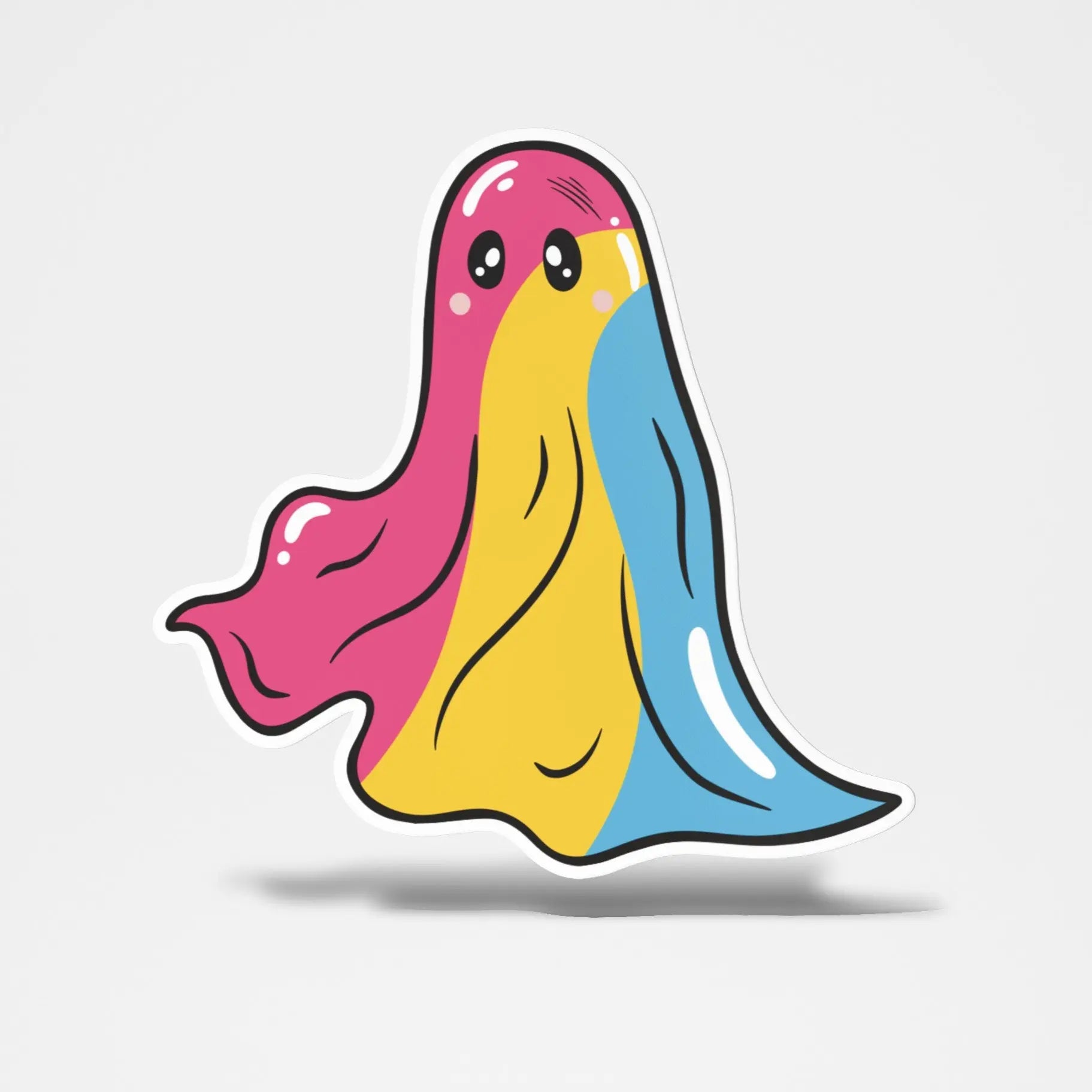 LGBTQIA+ Ghost Stickers - Premium Sticker - Just £2!