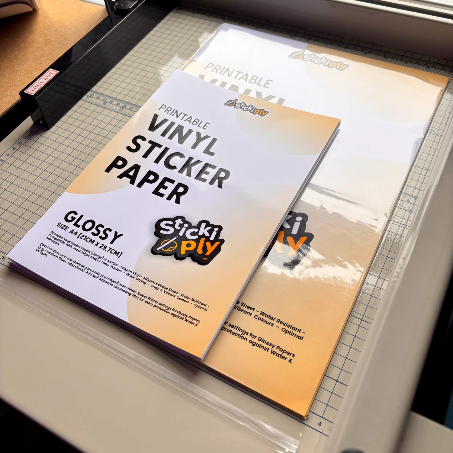 Printable Vinyl Sticker Paper (A3/Glossy) - Premium Printable Vinyl Sticker Paper - Just £2.25!