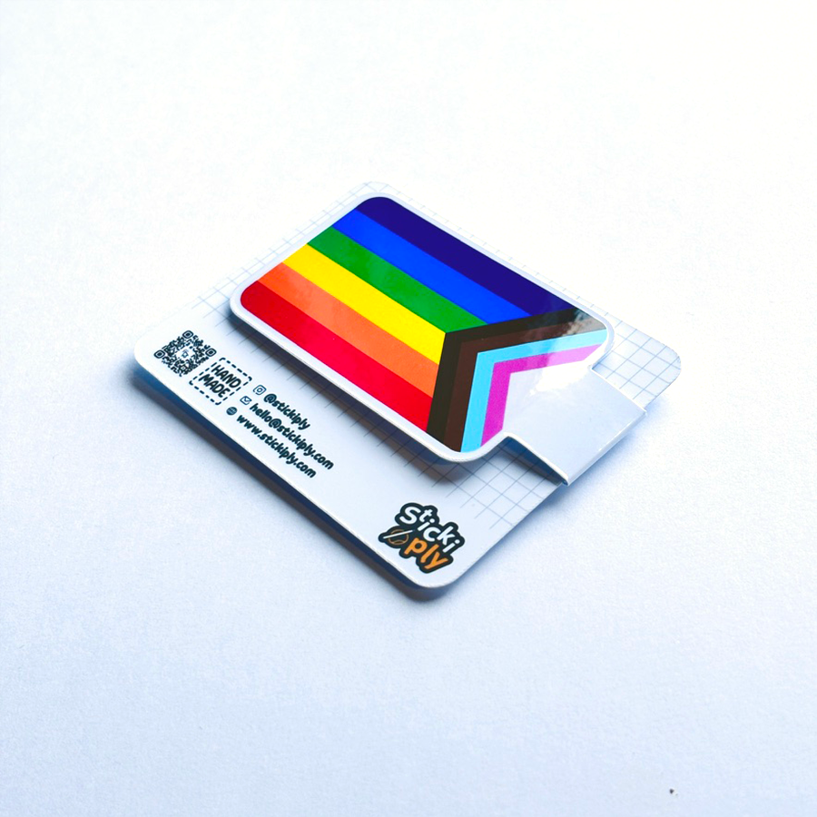 Progress Pride Flag - Magnetic Bookmark - Premium Magnetic Bookmark - Just £2.75!