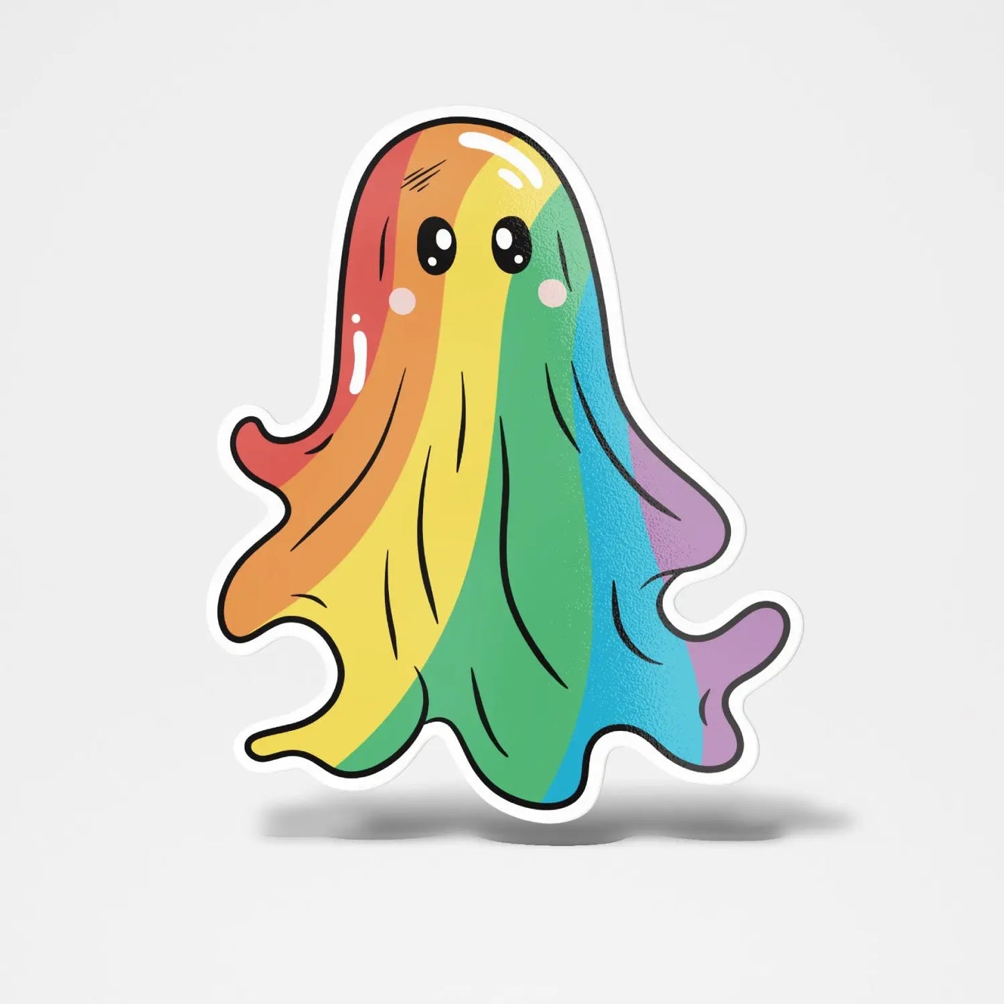 LGBTQIA+ Ghost Stickers - Premium Sticker - Just £2!