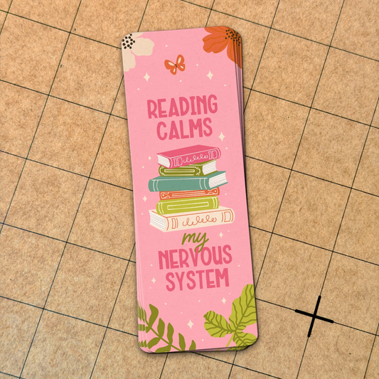 Reading Calms Me | Bookmark