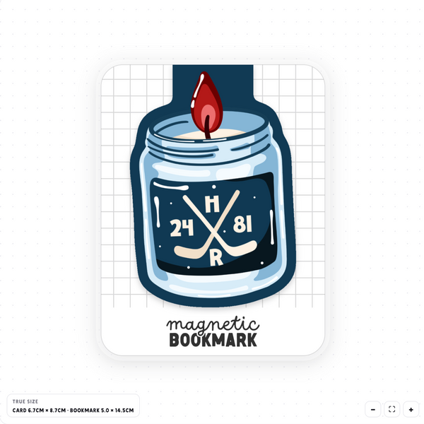 Magnetic Bookmark Designer | Create Your Magnetic Bookmark & Backing Card