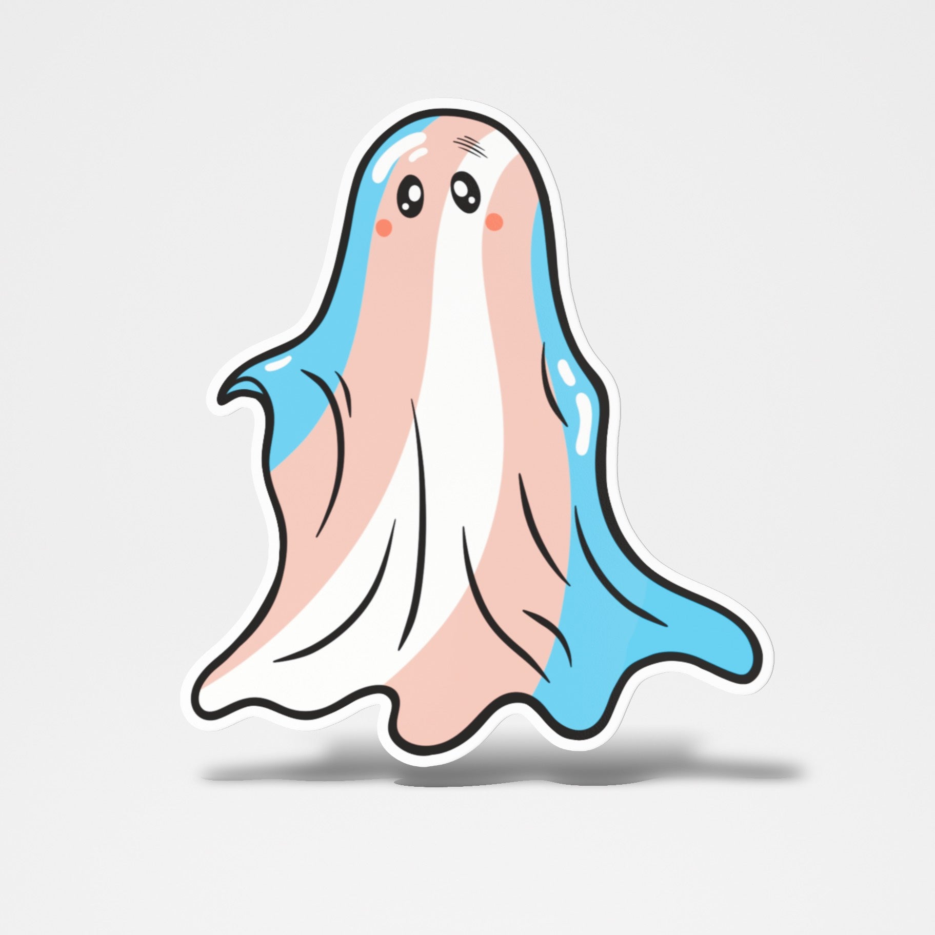 LGBTQIA+ Ghost Stickers - Premium Sticker - Just £2!