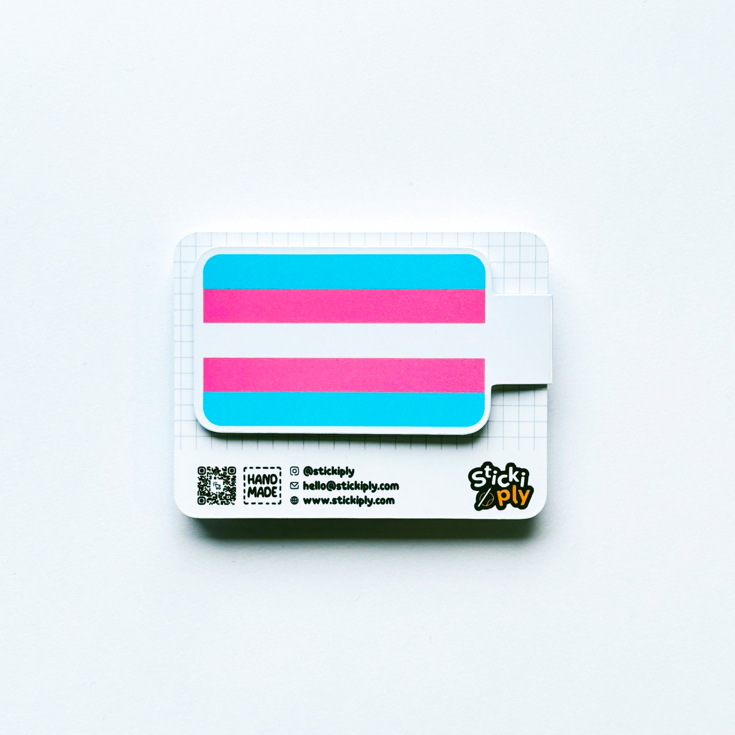 Trans Pride Flag - Magnetic Bookmark - Premium Magnetic Bookmark - Just £2.75!