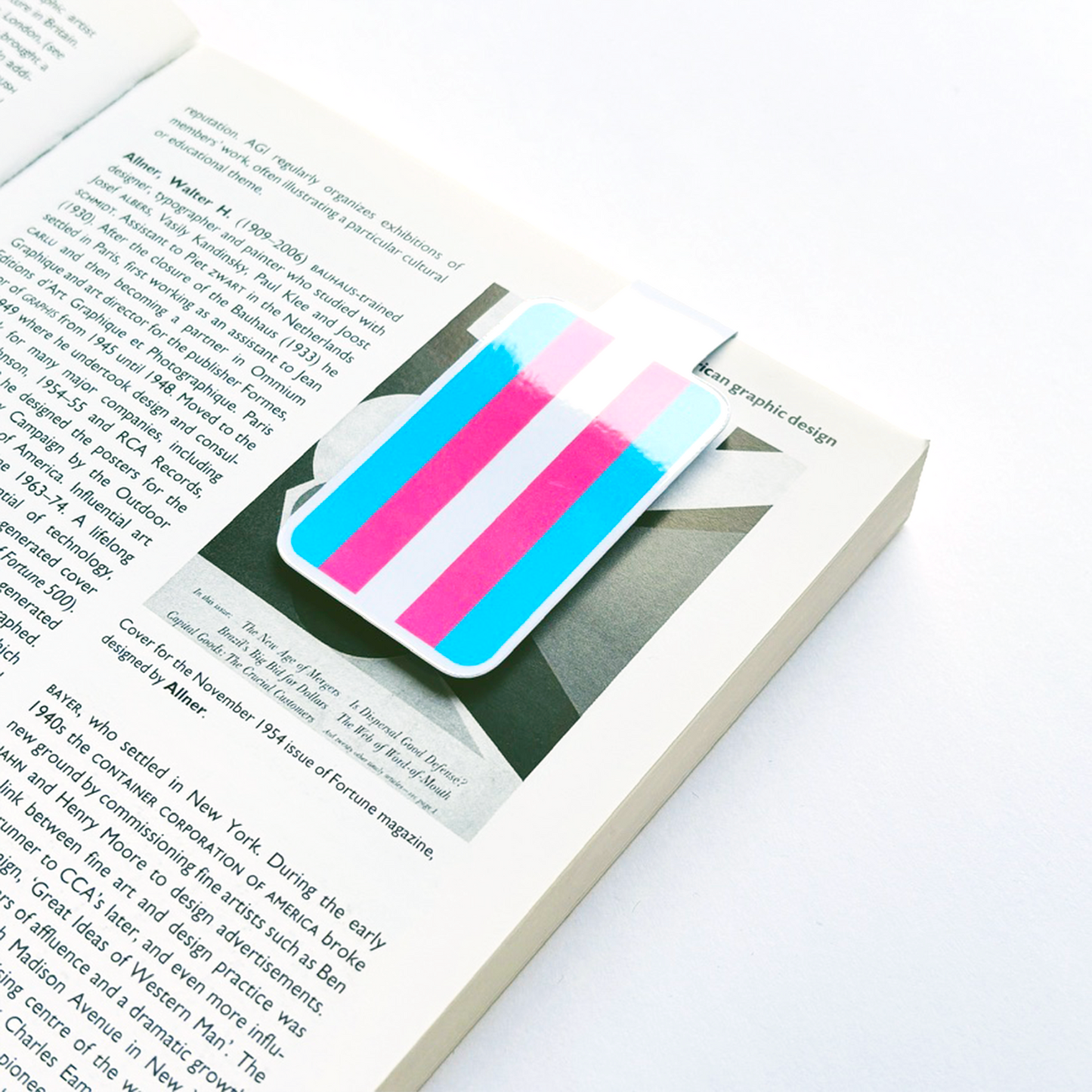 Trans Pride Flag - Magnetic Bookmark - Premium Magnetic Bookmark - Just £2.75!