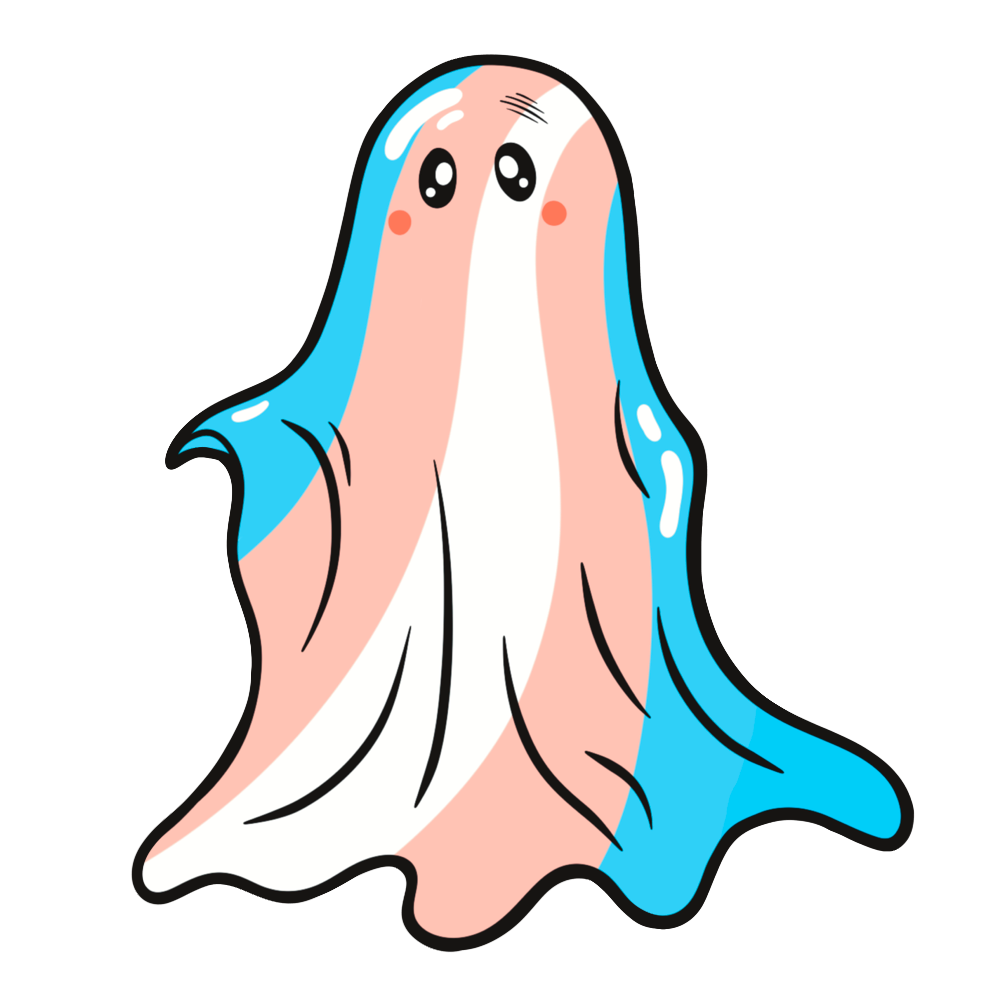 LGBTQIA+ Ghost Stickers - Premium Sticker - Just £1.50!