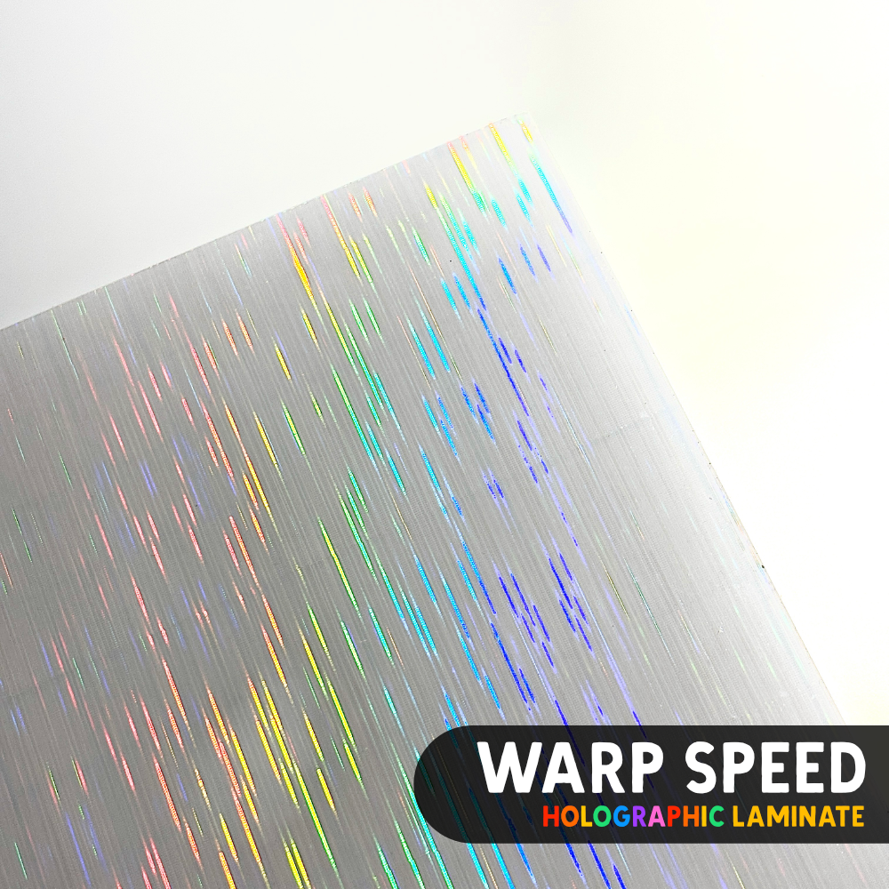 Self-Adhesive Holographic Laminate (A4) - Premium Laminate - Just £0.40!