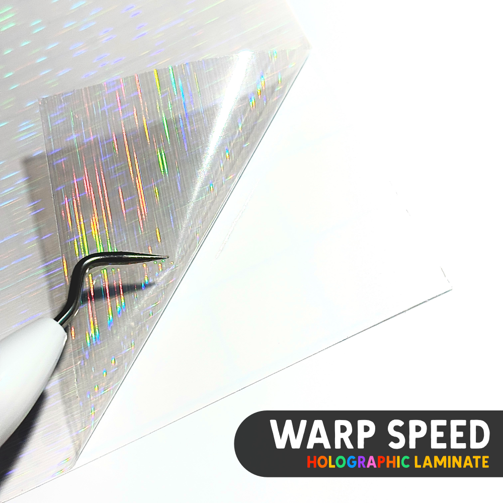 Self-Adhesive Holographic Laminate (A4) - Premium Laminate - Just £0.40!