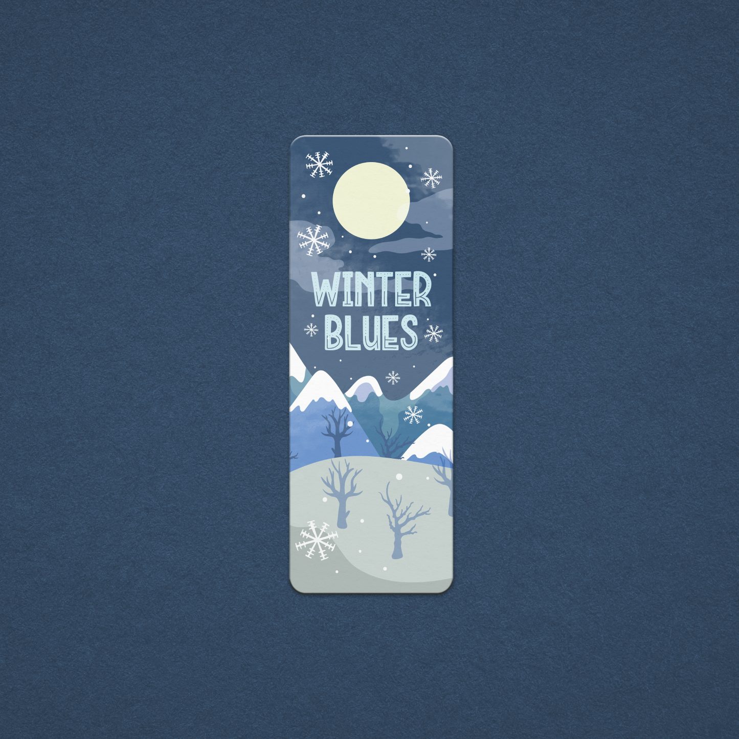 Winter Blues (Winter Collection) - Premium Bookmark - Just £1.75!