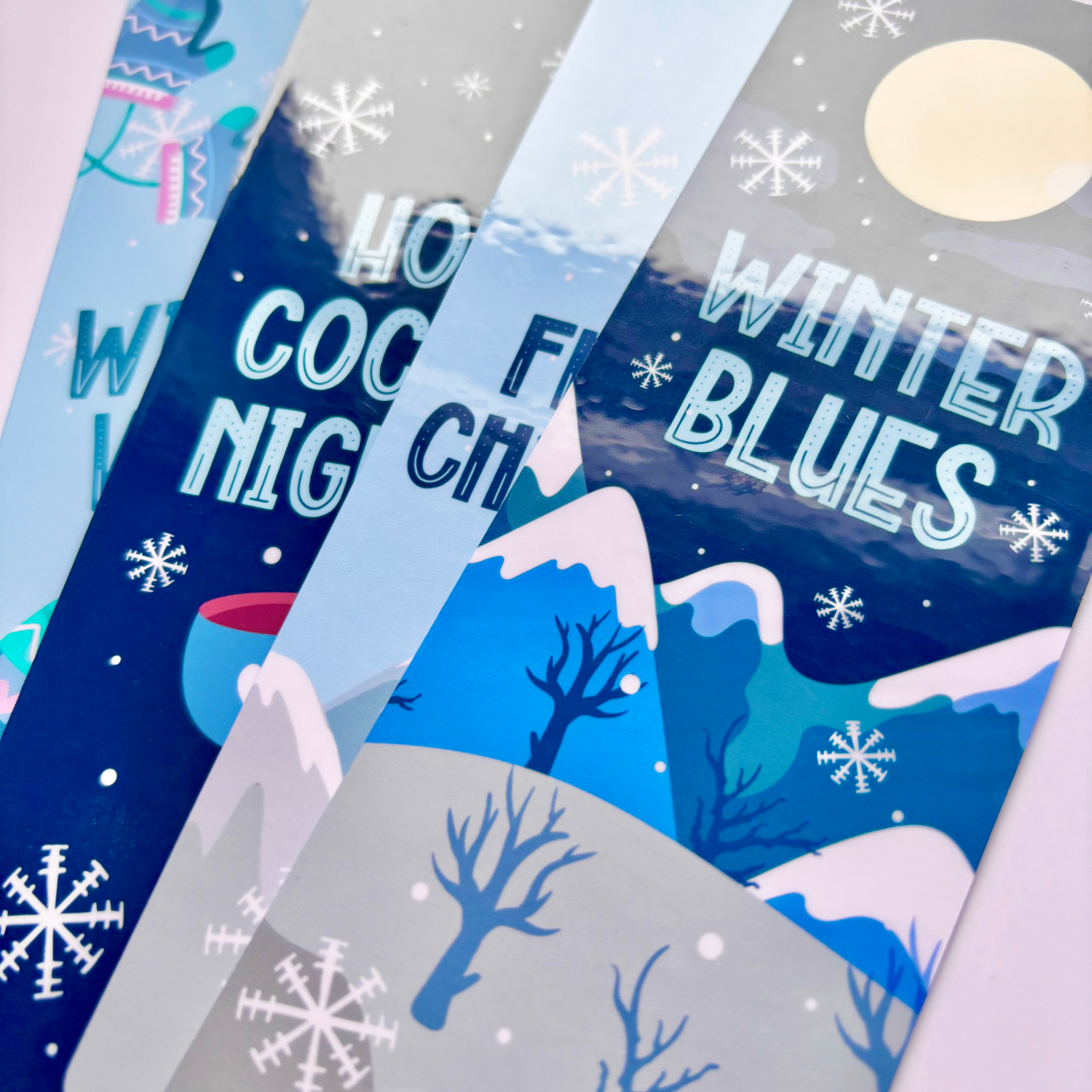 Hot Cocoa Nights Bookmark (Winter Collection) - Premium Bookmark - Just £1.75!