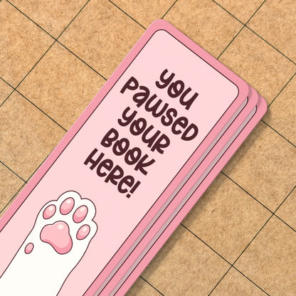 You Pawsed Your Book Here | Bookmark