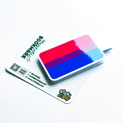 LGBTQ+ Pride Flag Magnetic Bookmark - Premium Magnetic Bookmark - Just £2.75!