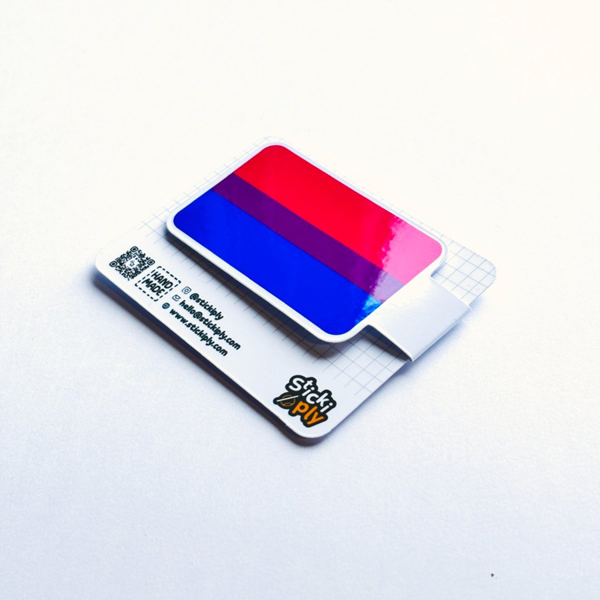 Bisexual Pride Flag - Magnetic Bookmark - Premium Magnetic Bookmark - Just £2.75!