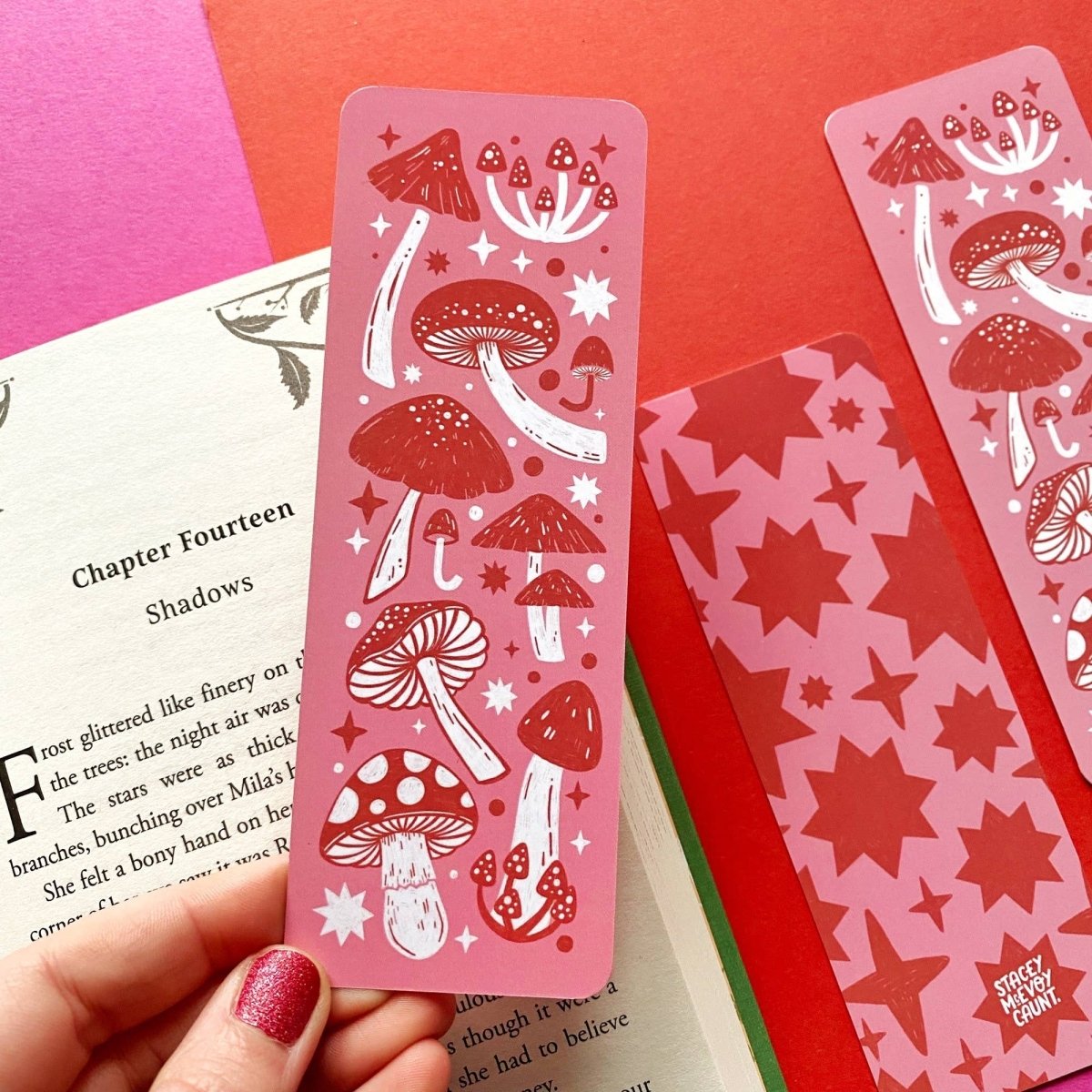 Blush Mushroom | Bookmark - Stickiply