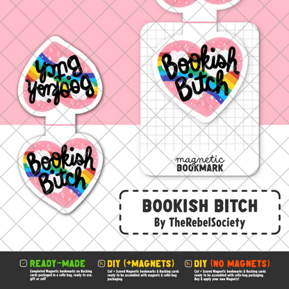 Bookish Bitch | Magnetic Bookmark - Stickiply