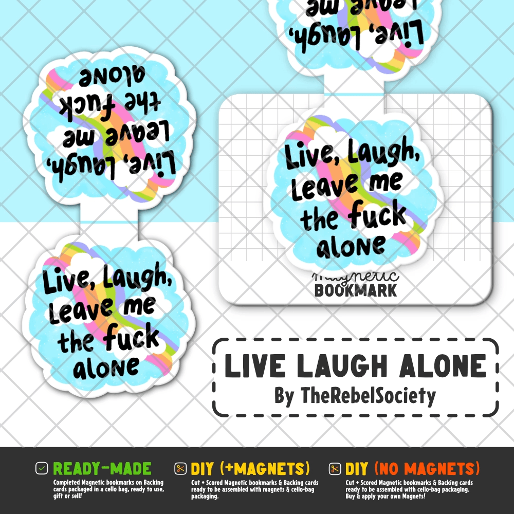 Bookish Humour | Magnetic Bookmarks - Stickiply