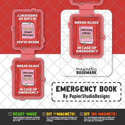 Bookish Humour | Magnetic Bookmarks - Stickiply