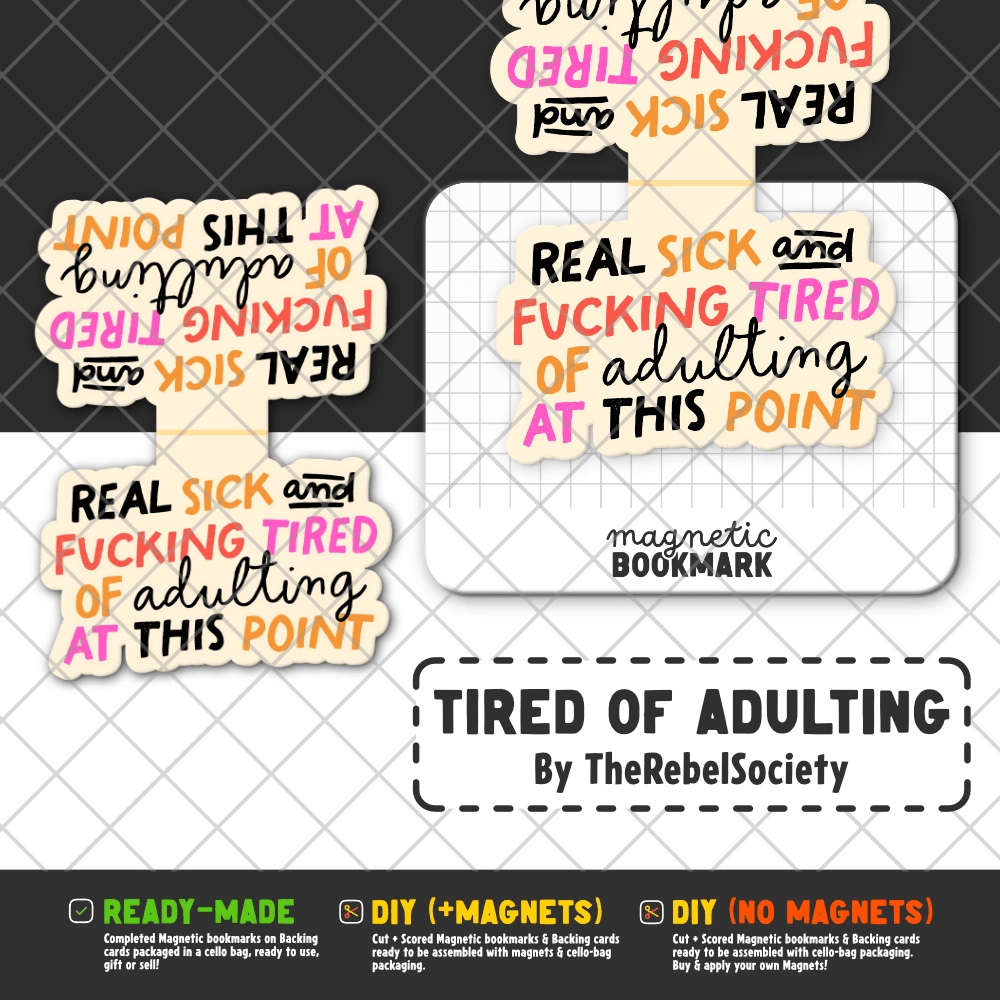 Bookish Humour | Magnetic Bookmarks - Stickiply