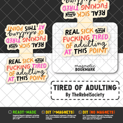 Bookish Humour | Magnetic Bookmarks - Stickiply