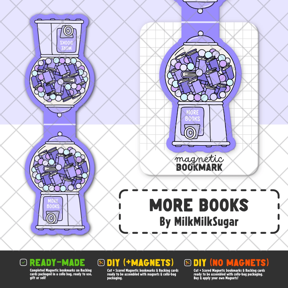 Bookish Lifestyle | Magnetic Bookmarks - Stickiply