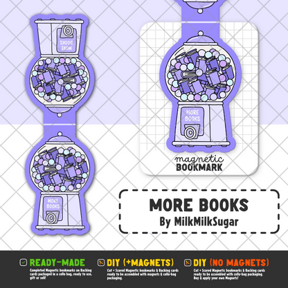 Bookish Lifestyle | Magnetic Bookmarks - Stickiply