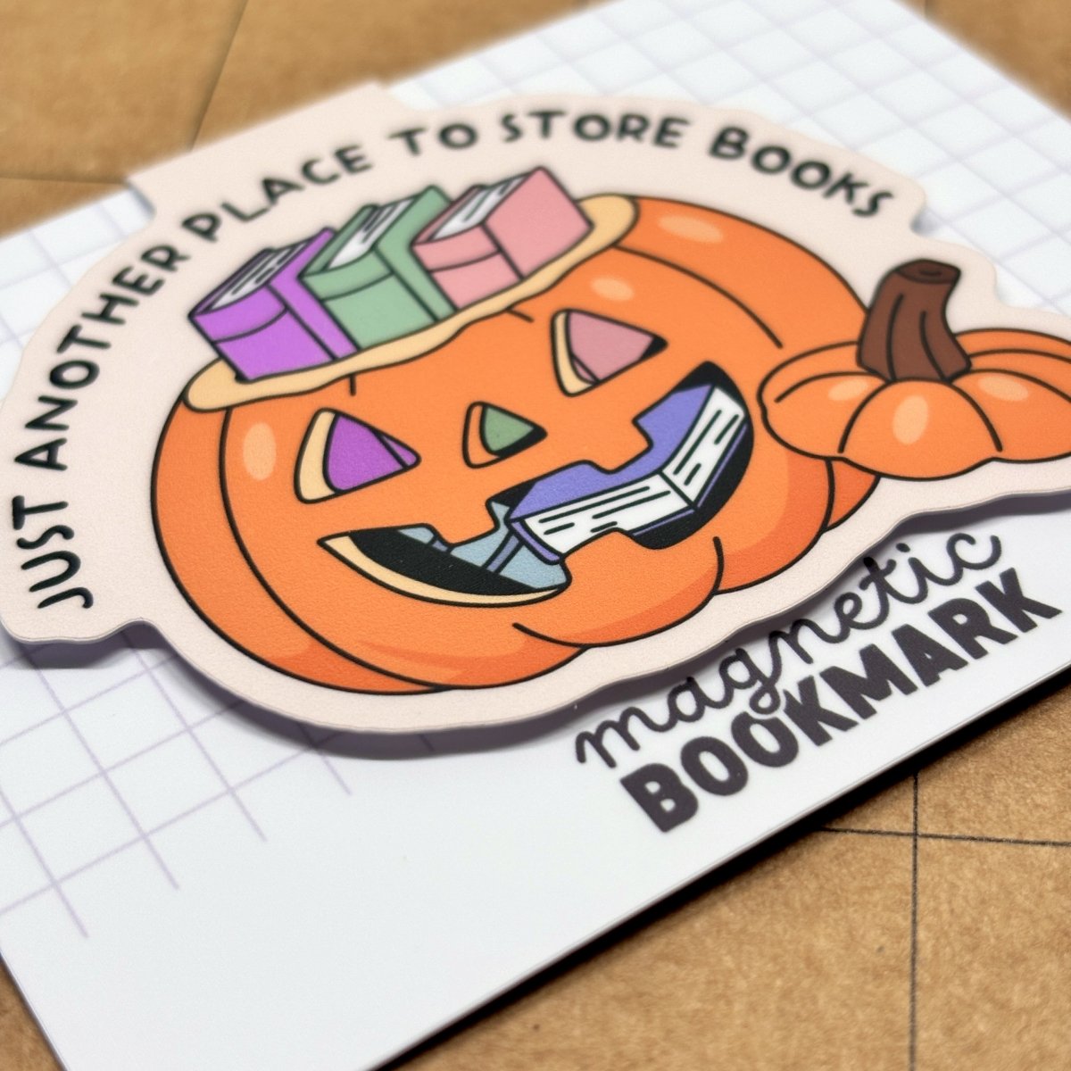 Pumpkin Storage | Magnetic Bookmark