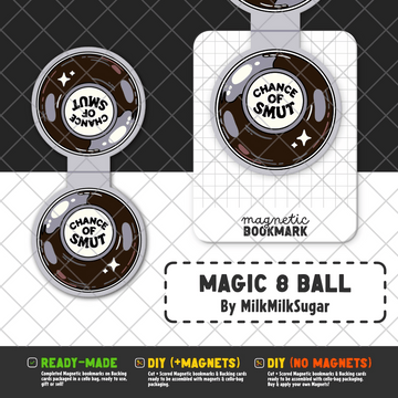 Chance of Smut (8 Ball) | Magnetic Bookmark