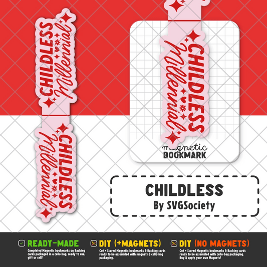 Childless Millennial | Magnetic Bookmark - Stickiply