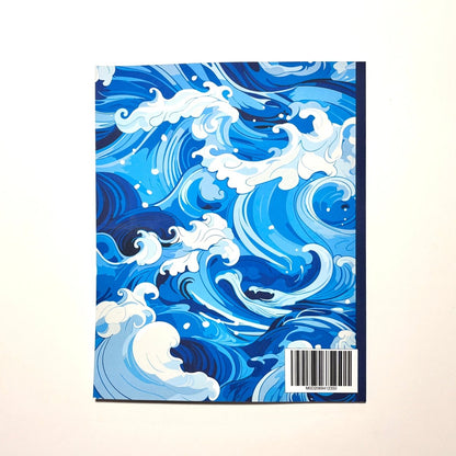 Composition Notebook: Ocean Waves - Premium Notebook - Just £4.95!