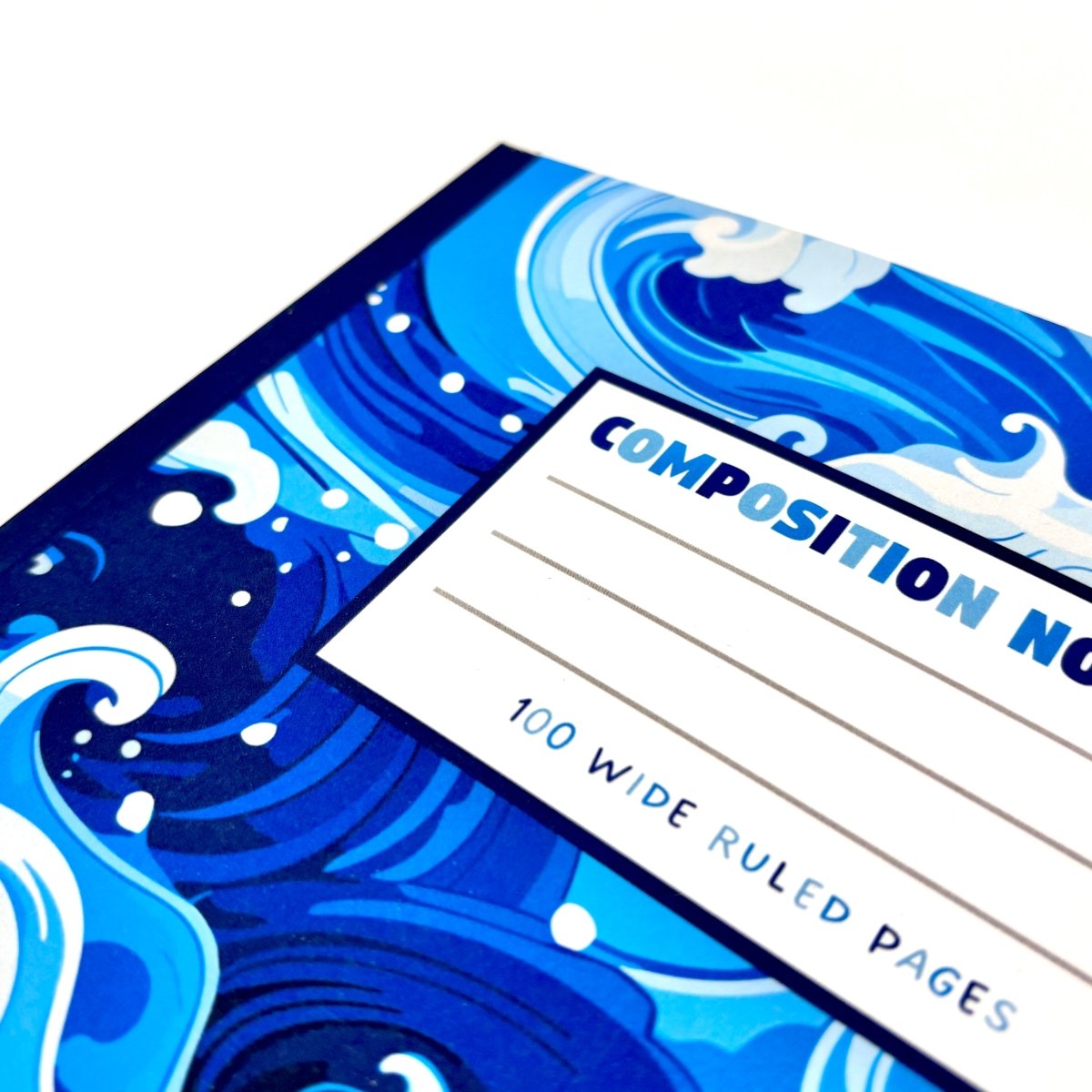 Composition Notebook: Ocean Waves - Premium Notebook - Just £4.95!