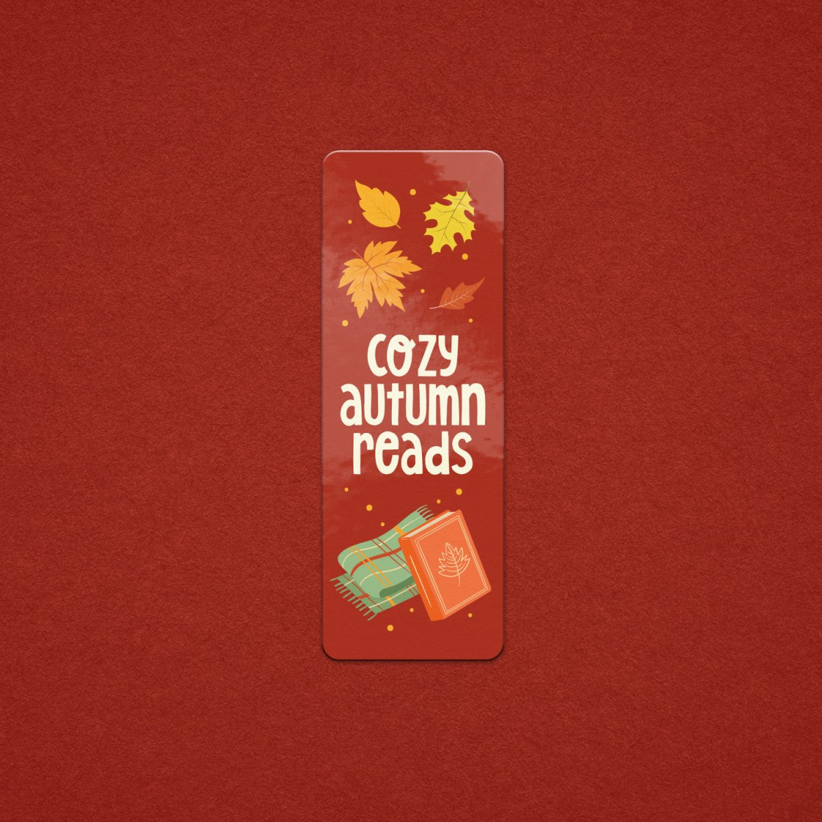 Cozy Autumn Reads Bookmark (Autumn Collection) - Premium Bookmark - Just £1.75!