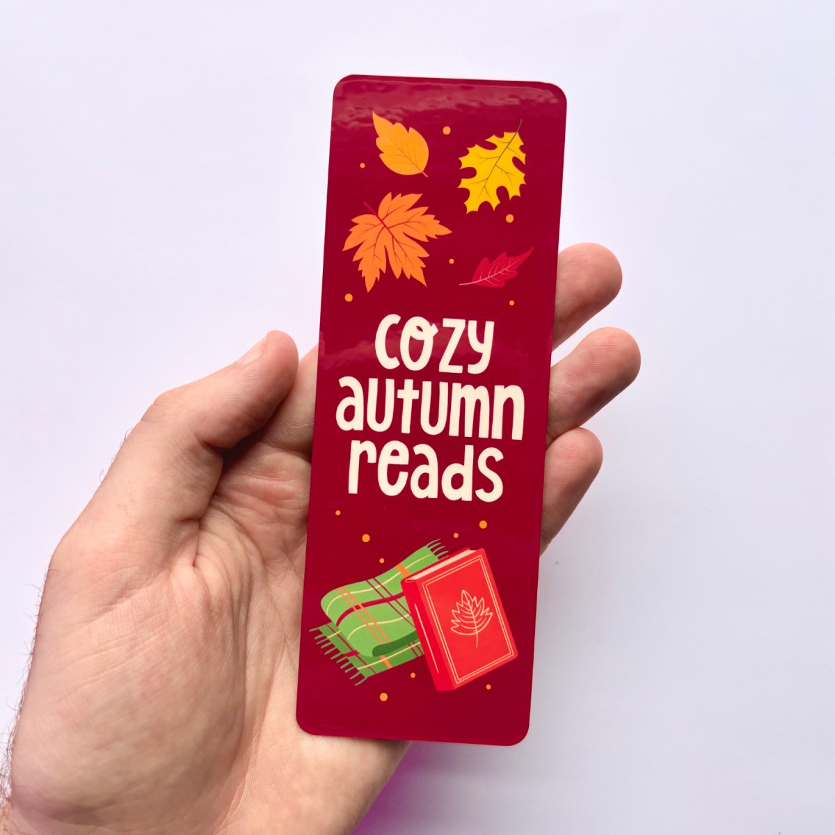 Cozy Autumn Reads Bookmark (Autumn Collection) - Premium Bookmark - Just £1.75!