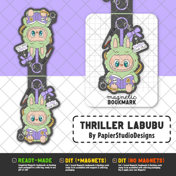 Thriller Labubu | Magnetic Bookmark