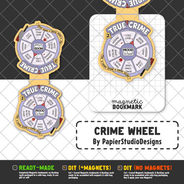 Crime Wheel | Magnetic Bookmark