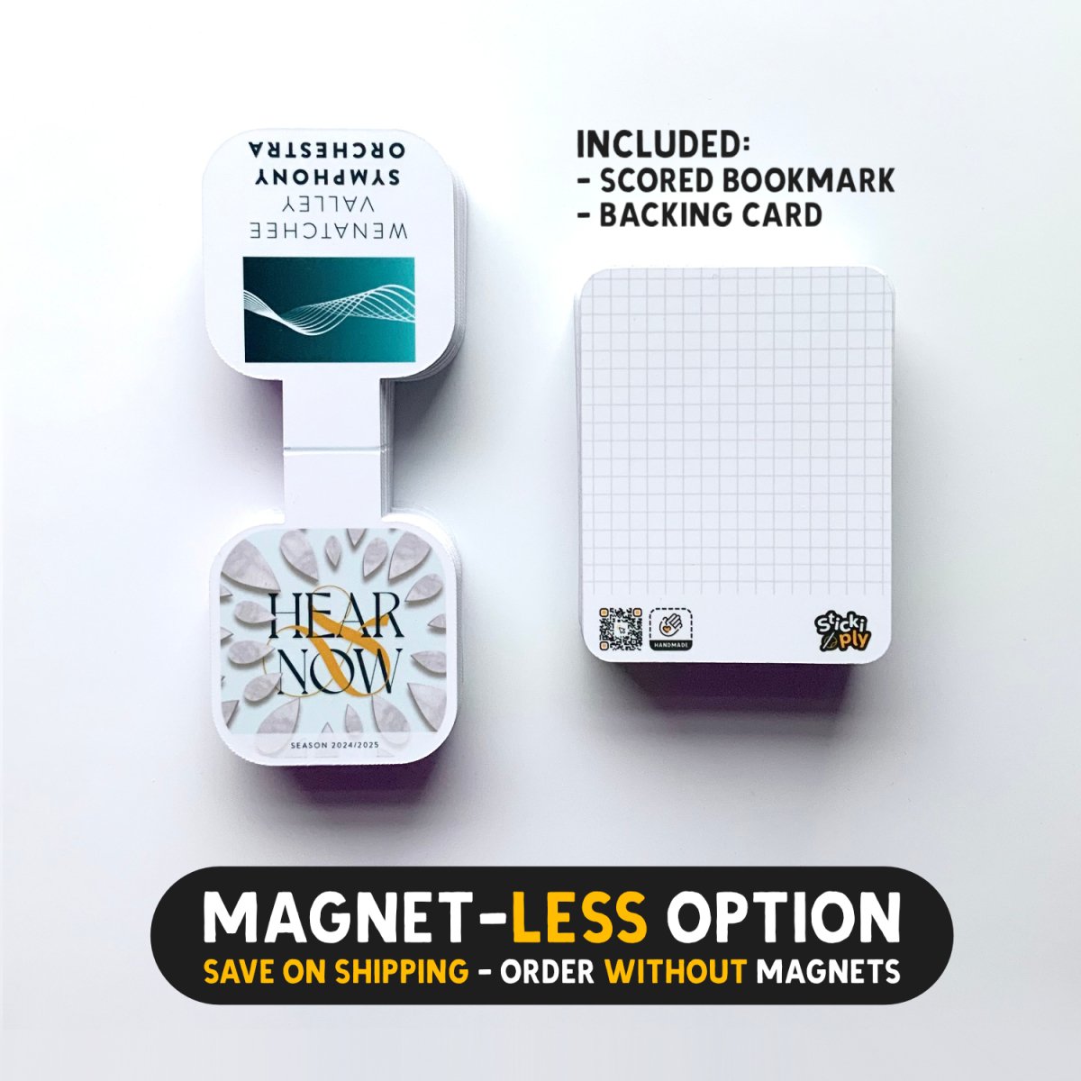 CUSTOM MAGNETIC BOOKMARKS - Stickiply