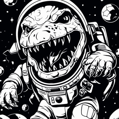 Dinosaurs in Space: Mega Colouring Book (ARTOPIA) - Stickiply