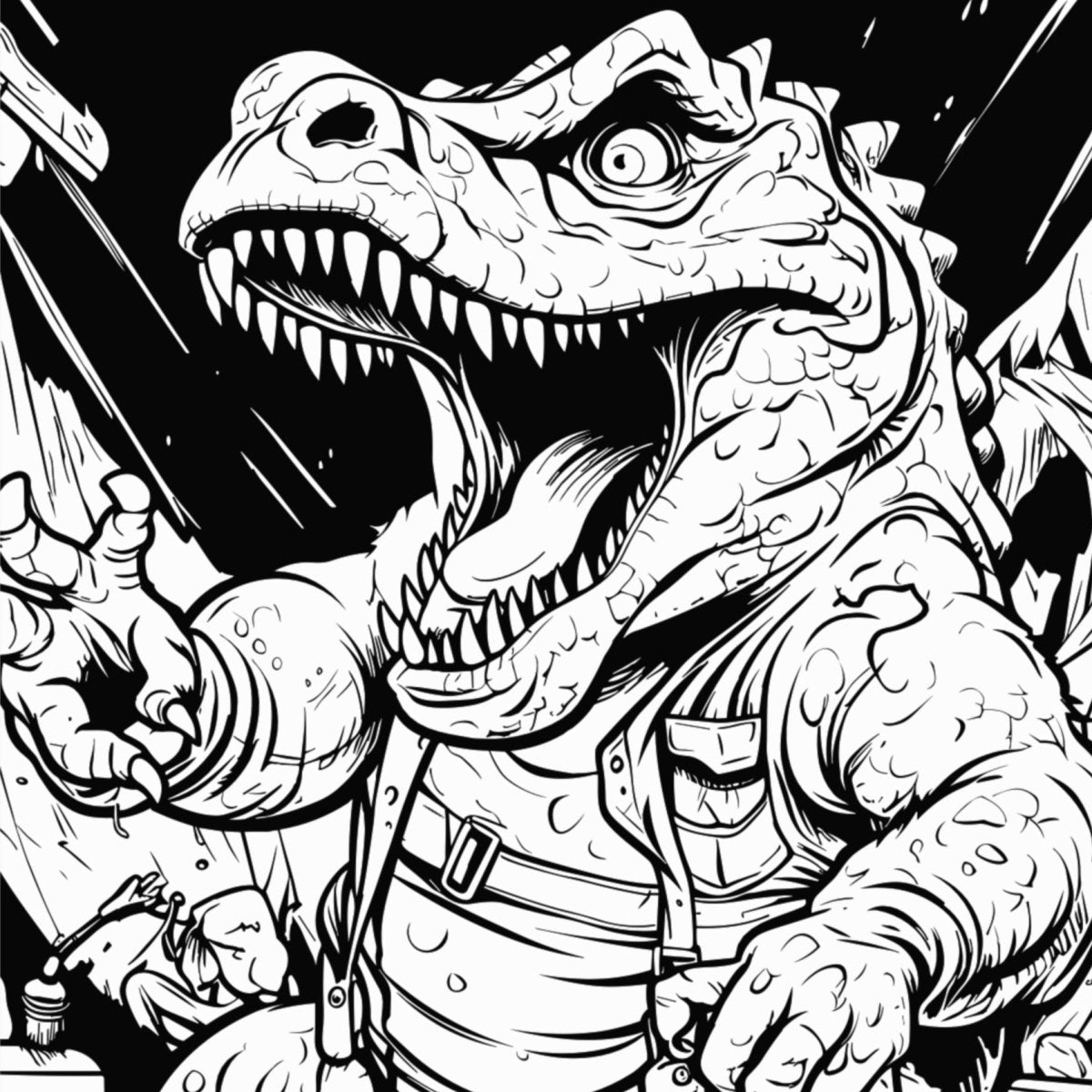 Dinosaurs in Space: Mega Colouring Book (ARTOPIA) - Premium Book - Just £2.50!