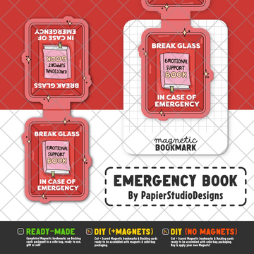 Emergency Book | Magnetic Bookmark