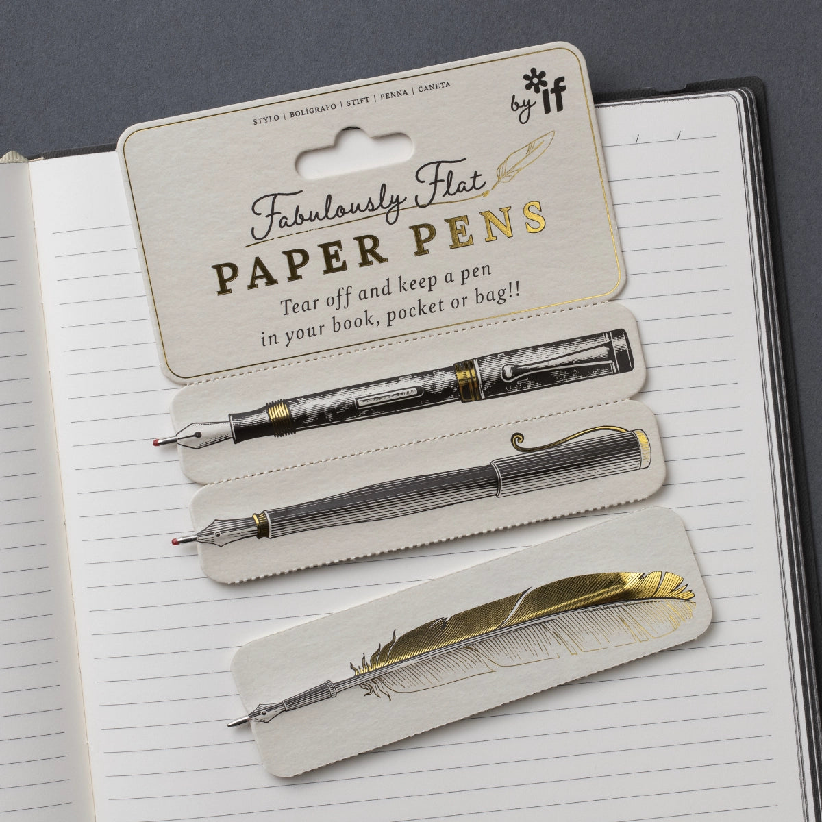 Fabulously Flat Paper Pens | Penne di carta