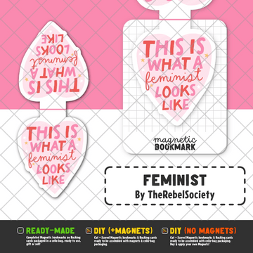 Feminist | Magnetic Bookmark