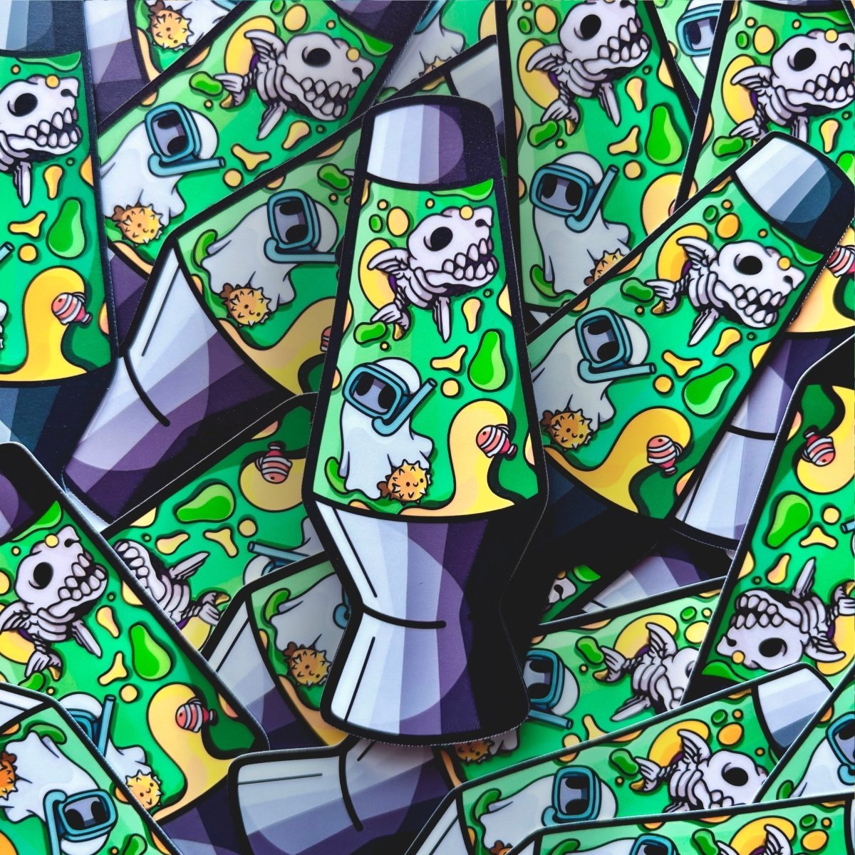 Ghost Diver Sticker - Stickiply