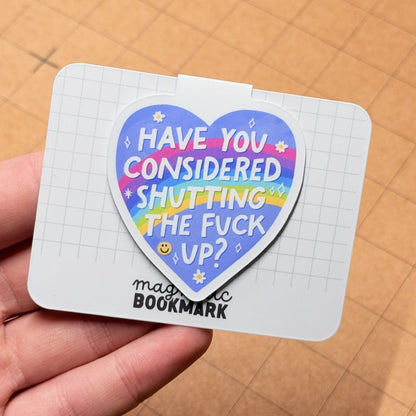 How about STFU? | Magnetic Bookmark - Stickiply