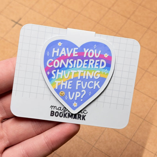 How about STFU? | Magnetic Bookmark - Stickiply