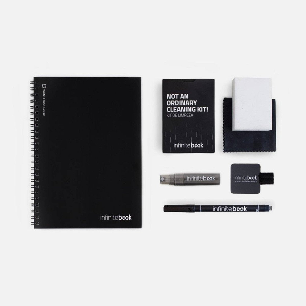Infinitebook Dotted Notebook | A5 (Black) - Stickiply