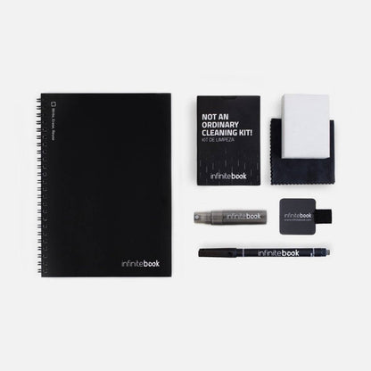 Infinitebook Dotted Notebook | A5 (Black) - Stickiply