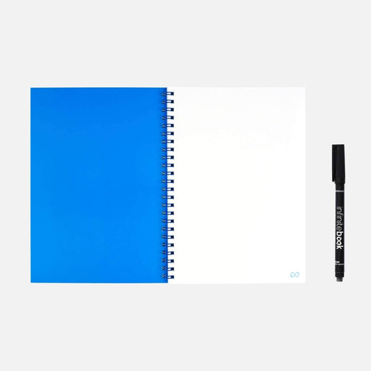 Infinitebook Plain Notebook | A5 (Blue) - Stickiply