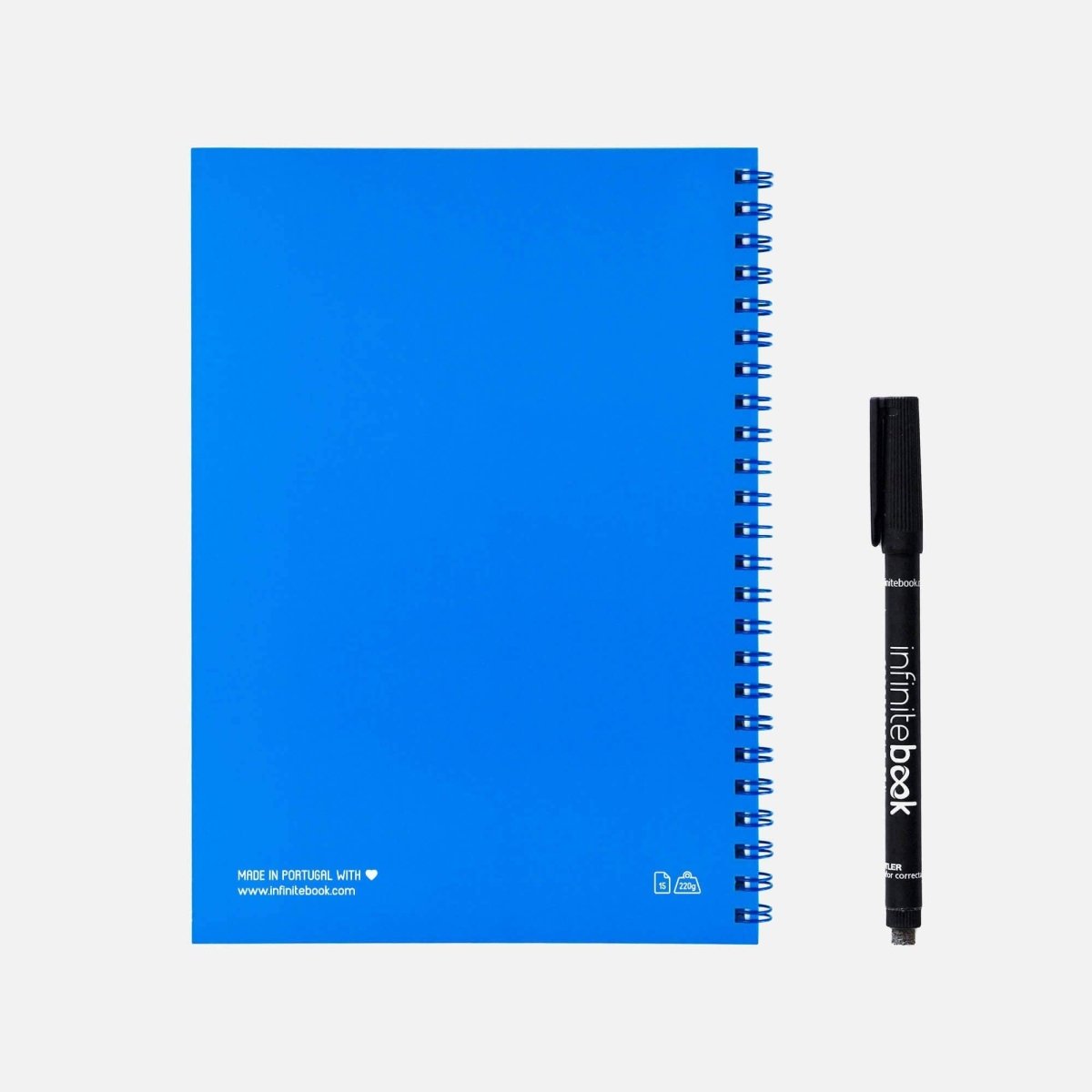 Infinitebook Plain Notebook | A5 (Blue) - Stickiply
