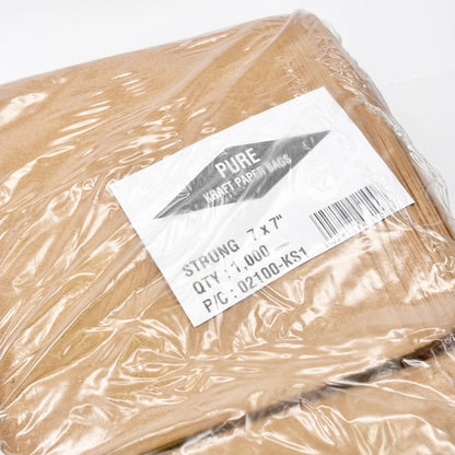 Kraft Paper Sweet Bags (18×18 cm) - Stickiply
